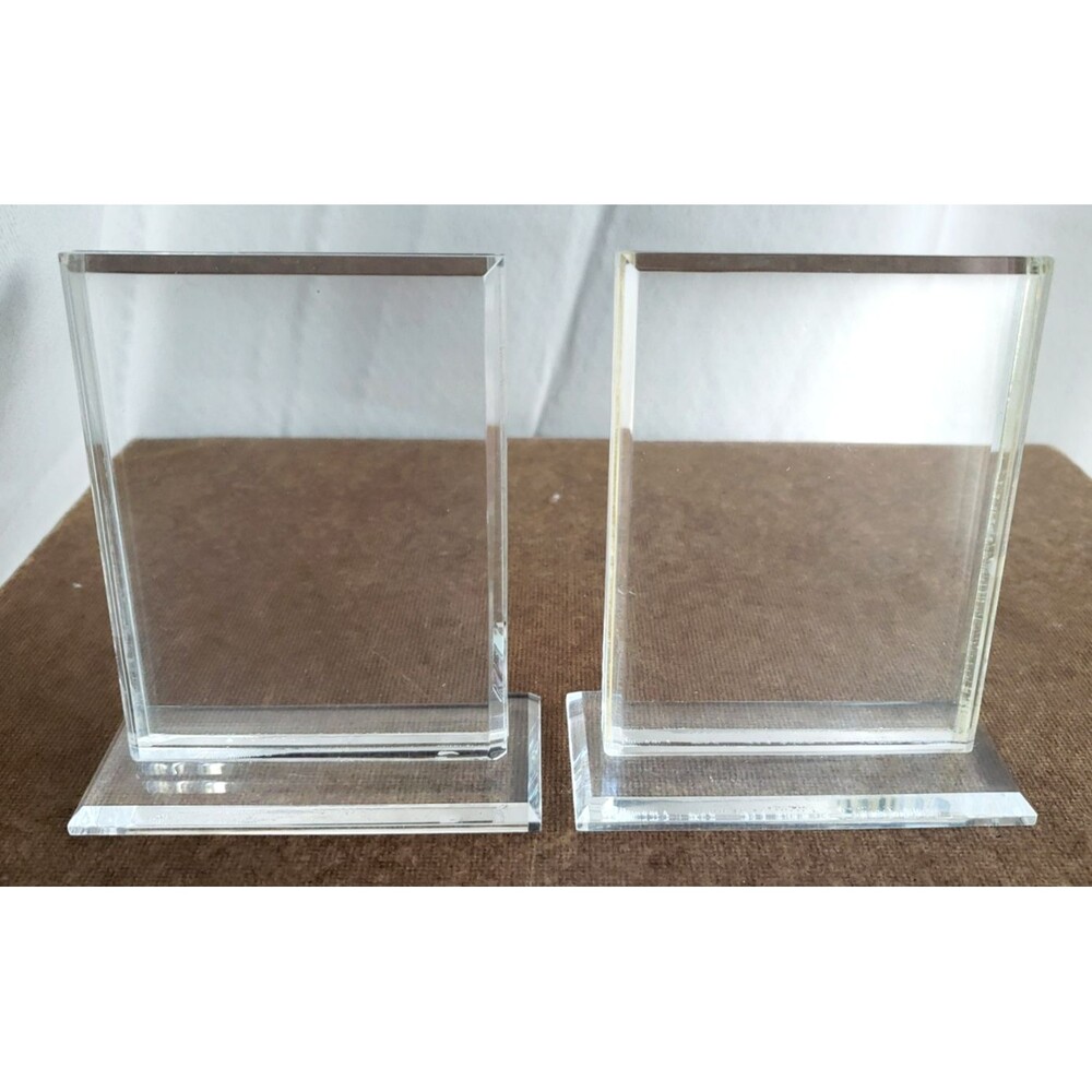Ultra Pro 1/2" Thick Free Stand Card Holder Display Case 4" X 3 3/4" X 1 1/2" X2